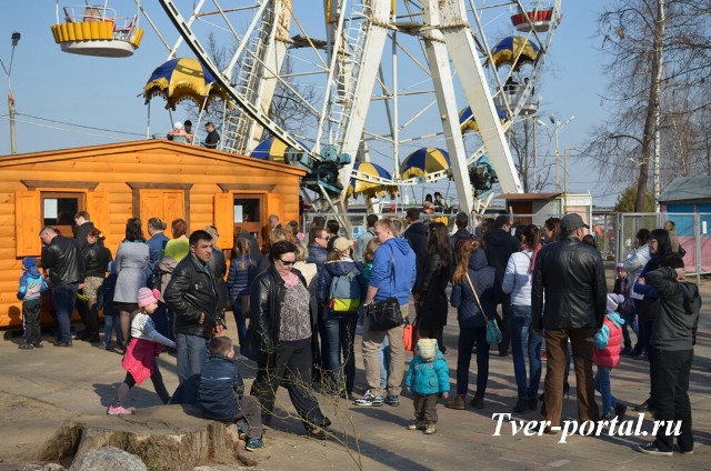 В Твери в Городском саду прошли Пасхальные гулянья